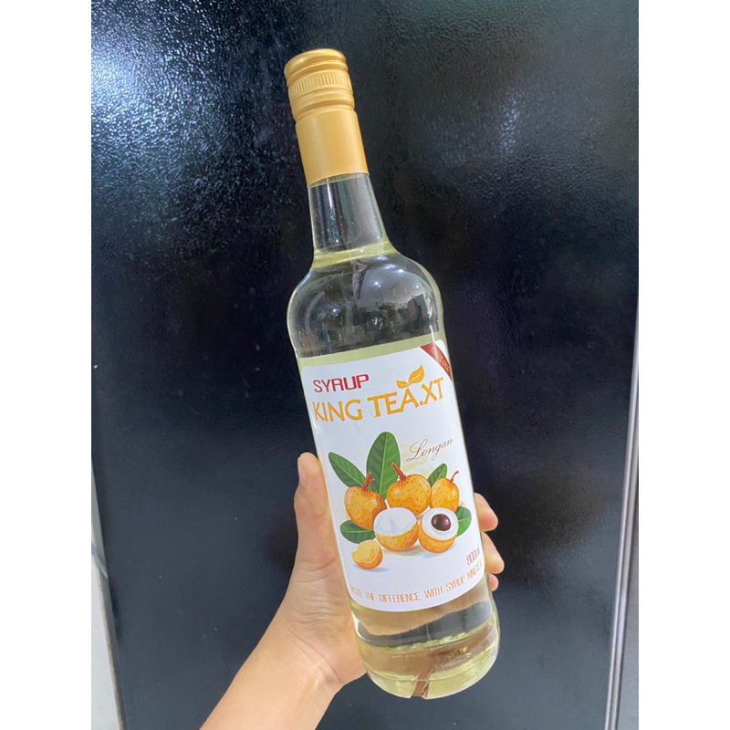 Siro Nhãn Pha Chế(Sirup Longan) KINGTEA.XT Chai 800ml