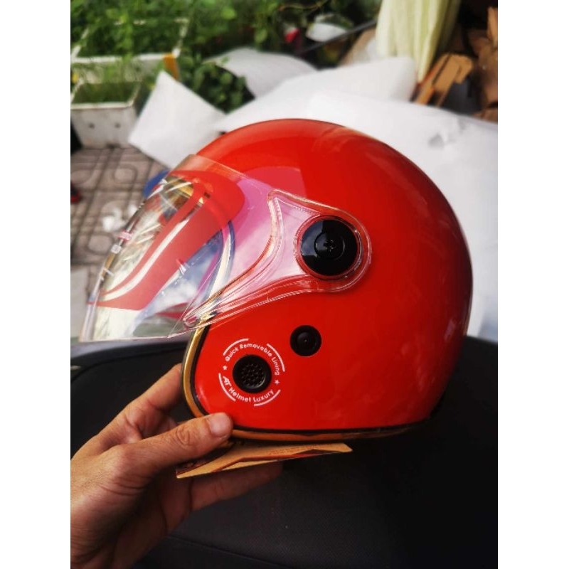 Nón AT 3/4 chính hãng như hình bao đẹp bao chất lượng.