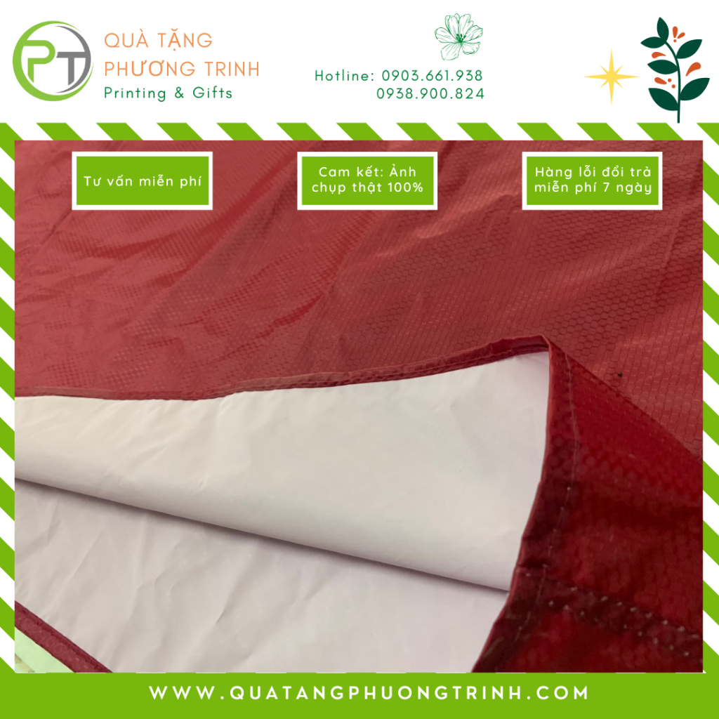 Áo mưa vải dù cao cấp / vải nhựa Rạng Đông in logo Agribank