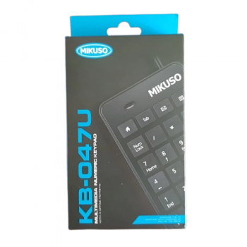 Bàn phím số mini máy tính MIKUSO KB-047U cổng USB có dây-HT