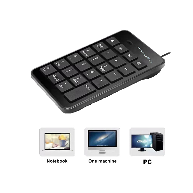 Bàn phím số mini máy tính MIKUSO KB-047U cổng USB có dây-HT
