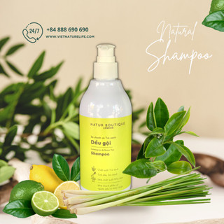 Dầu gội thiên nhiên cho tóc thường, khô và dầu (300ml)