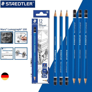 Bút chì Đức xanh Steadtler, hộp 12 cây, chì chắc chắn ít gẫy khi sử dụng-Lokimall official