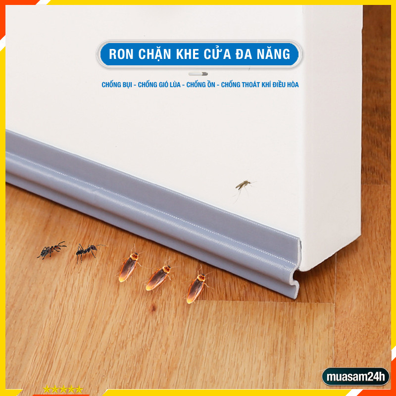 Ron Chắn Cửa, Chặn Khe Cửa, Ron Dán Chân Cửa , Chặn Cửa, Chống Côn Trùng , Cách Âm, Chống Ồn, Cách Nhiệt Cửa Phòng