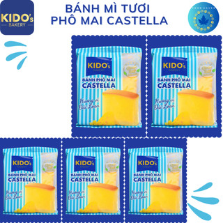 Bánh bông lan tươi phô mai castella 40g - bánh mì tươi kido