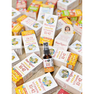 Vitamin D3K2 Hữu Cơ Mary Ruth's dạng Xịt / dạng Giọt cho bé - Hàng Air Mỹ [ BW Store ]