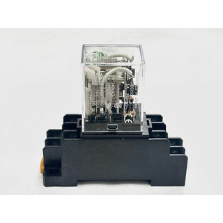 Rơle trung gian 24v/8chân bé