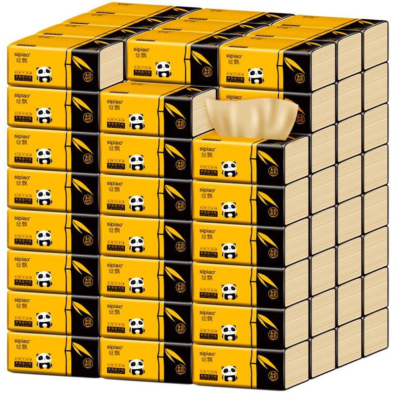 10 gói giấy ăn gấu trúc Sipiao 300 tờ NC24