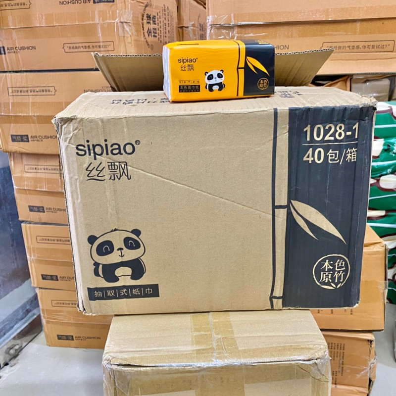 10 gói giấy ăn gấu trúc Sipiao 300 tờ NC24