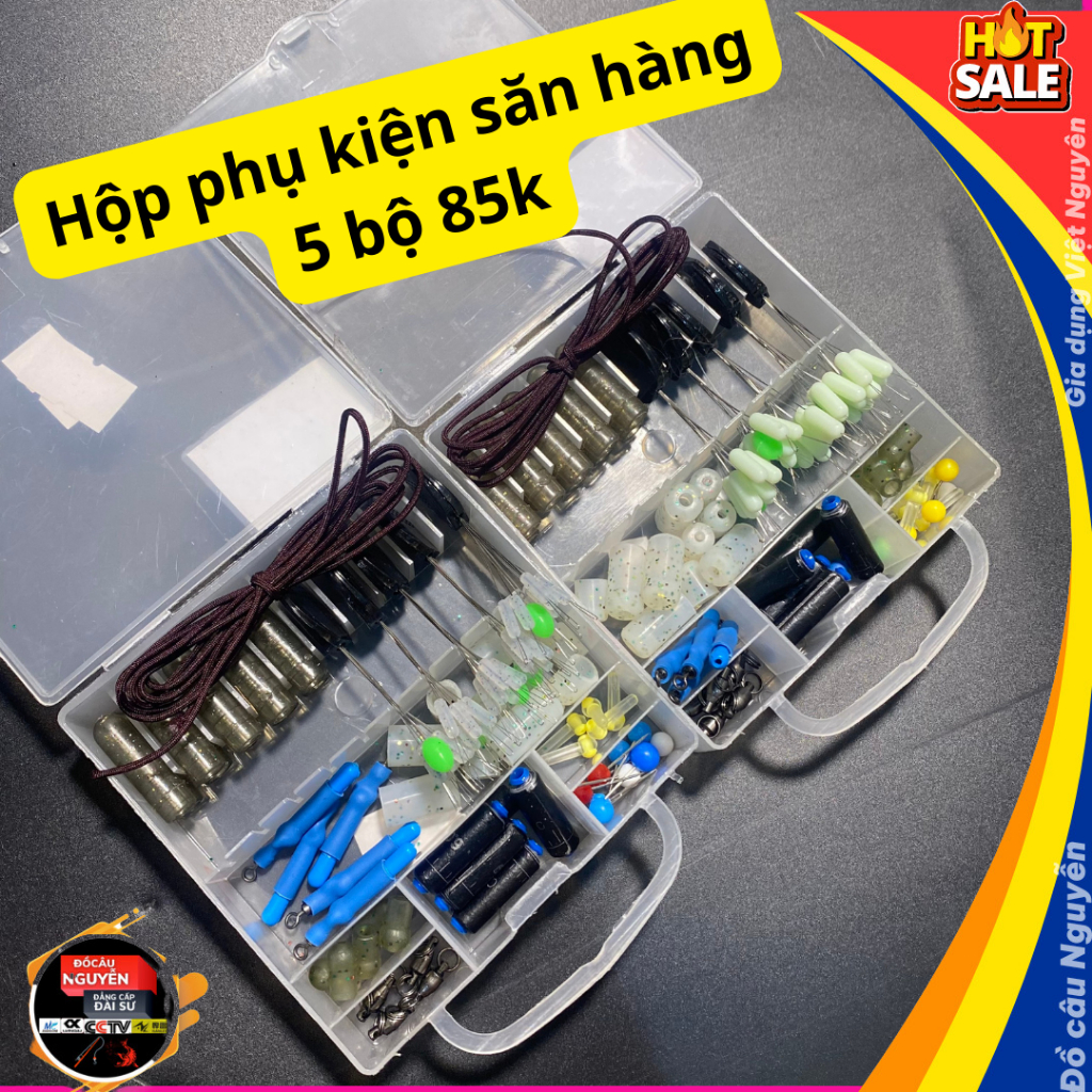 Tổng hợp phụ kiện làm trục săn hàng câu cá thường và cá lớn hàng cao cấp