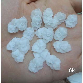 Hoa bột nail -hoa hồng ẩn xoáy ôm tay móng thật - hoa bột giá rẻ .