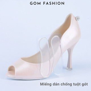 Miếng dán lót giày sillicon GOMTAT cao cấp giảm đau gót chân - DEMSILI-HAN-9001