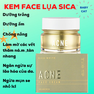 Giảm mụn, mờ thâm mụn, sáng da - sica white - 25gr