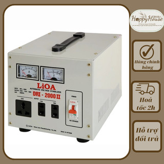 Ổn áp LiOA 2.0KVA SH-2000 II dải 150V-250V / DRI - 2000 II dải 90V -250V / DRII - 2000 II dải 50V - 250V