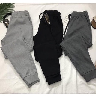 Quần Jogger Dáng Thể Thao Chất Len Tăm Cao Cấp Dày Đẹp, Quần Dài Nữ Cạp Chun Bo Gấu D5555