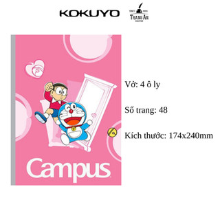 Vở Campus 4 ô ly Doraemon Future 48 trang