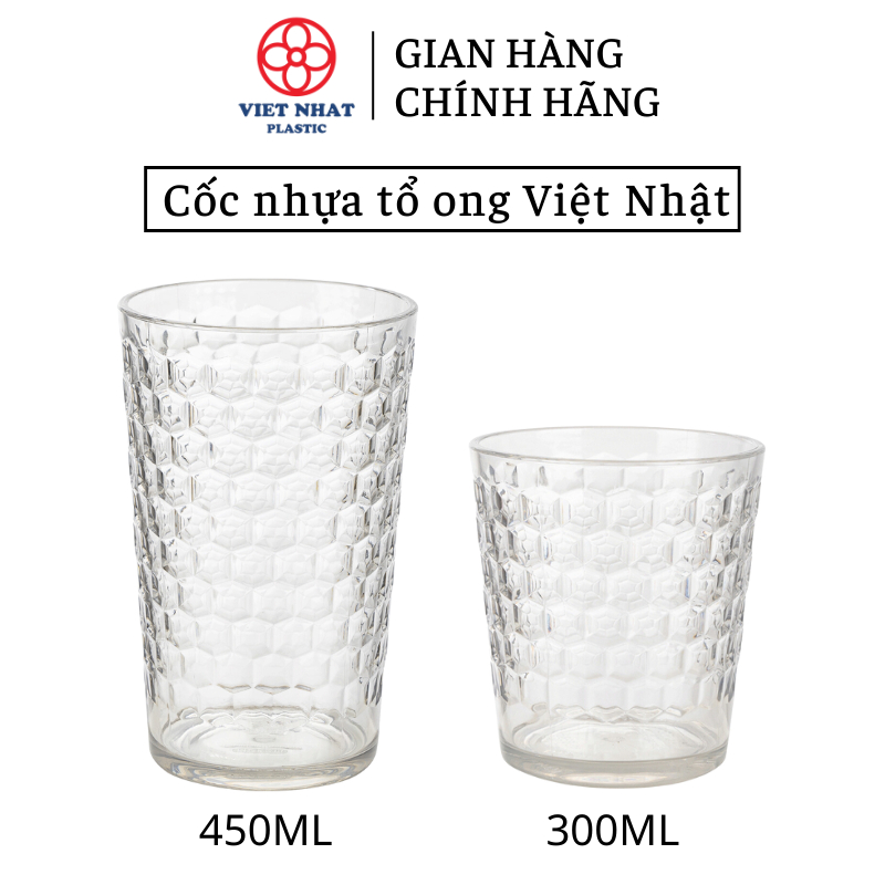 Combo 10 cốc uống nước, uống trà đá bằng nhựa - Việt Nhật Plastic HN