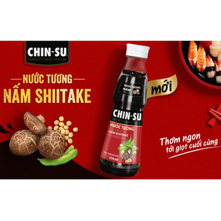 Nước tương Chinsu nấm Shiitake chai 330ml