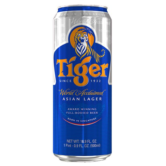 Bia Tiger Hà Lan 5% – Lon 500ml – Thùng 24 Lon