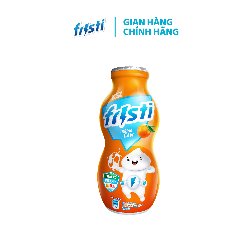 Thùng sữa chua uống Fristi hương cam 48x80ml