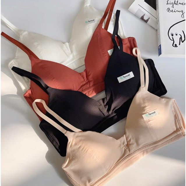 Áo Lót Bra Nữ Tencel Mát Mịn Cao Cấp