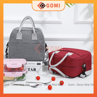Túi giữ nhiệt có quai đeo túi đựng cơm văn phòng chống thấm giữ nhiệt size to