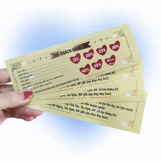 100 voucher giảm giá in hoàn thiện thông tin