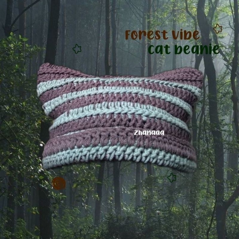 🐈Mũ Cat Beanie - mũ tai mèo handmade (ib cho shop để tự do chọn màu và size)🥰🐱🐱
