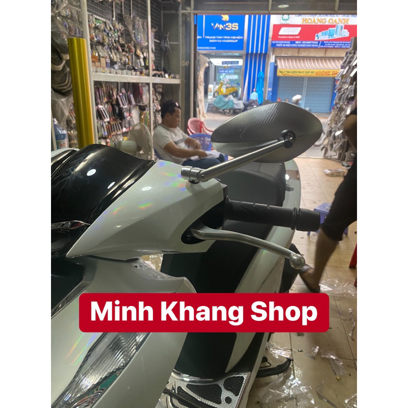 GƯƠNG CHIẾU HẬU RIZOMA KIỂU CON SÒ_HÀNG CAO CẤP FULL NHÔM CNC SIÊU ĐẸP_MẶT XANH CHỐNG CHÓI