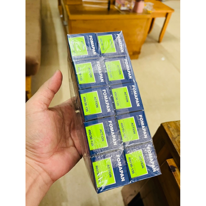 Film trắng đen BW FomaPan Action 400 36exp date 02/2026 film 35mm