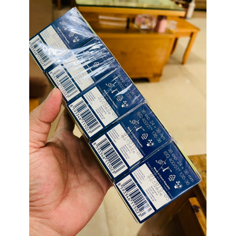 Film trắng đen BW FomaPan Action 400 36exp date 02/2026 film 35mm