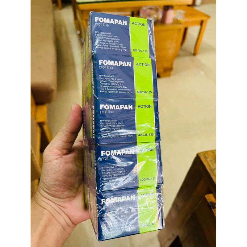 Film trắng đen BW FomaPan Action 400 36exp date 02/2026 film 35mm