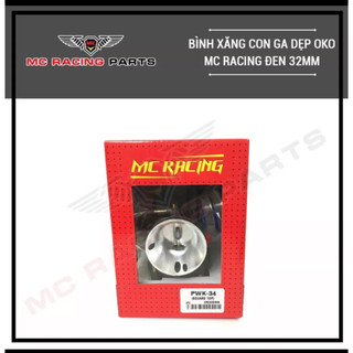 Bình Xăng Con Ga Dẹp MC RACING PWK ĐEN  28mm 30mm 32mm