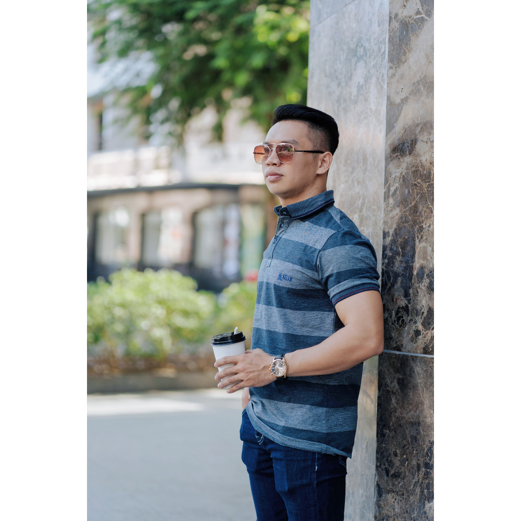 ÁO THUN SỌC NAM BODY POLO CAO CẤP THÊU MELAN