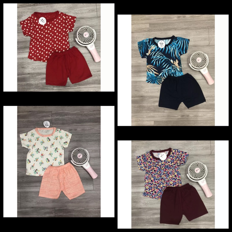 COMBO 3/2 Bộ đồ thun cotton thấm hút cho bé trai và gái - AT sales