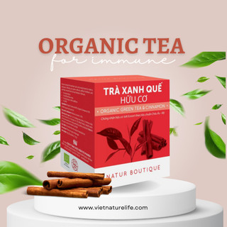 Trà Xanh Quế Hữu Cơ Natur Boutique FITO Organic Cinnamon Green Tea