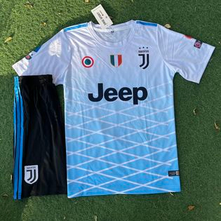 Bộ quần áo đá bóng in tên - Áo bóng đá Juventus xanh- bộ đá banh In tên theo yêu cầu-Hàng thun lạnh cao cấp