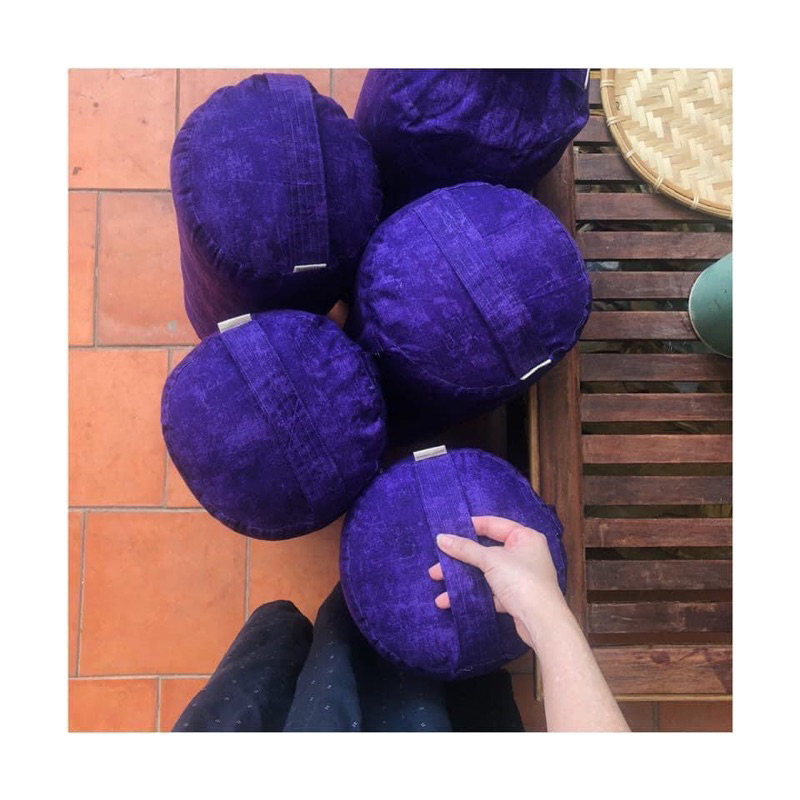 GỐI YIN- VẢI NHUNG TĂM -ORDER