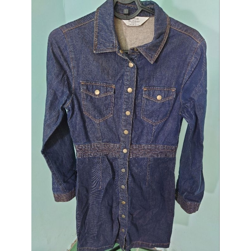 Đầm jean tay dài 2hand