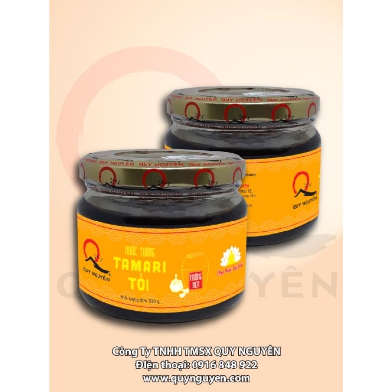 Tương Tỏi Quy Nguyên (320gr) - Tương Tamari Tỏi Thầy Tuệ Hải.