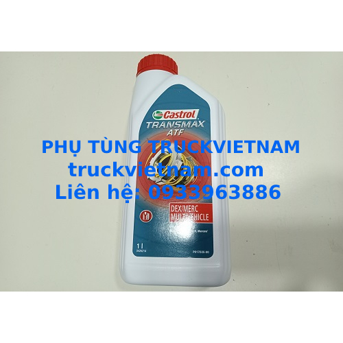 Dầu trợ lực tay lái và hộp số tự động Castrol ATF đáp ứng Dexron III 1 chai/ 1 lít