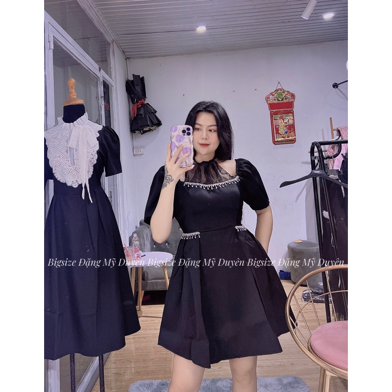 ĐẦM YẾM LƯỚI TAFTA ĐÍNH ĐÁ KÈM ẢNH CHỤP THẬT