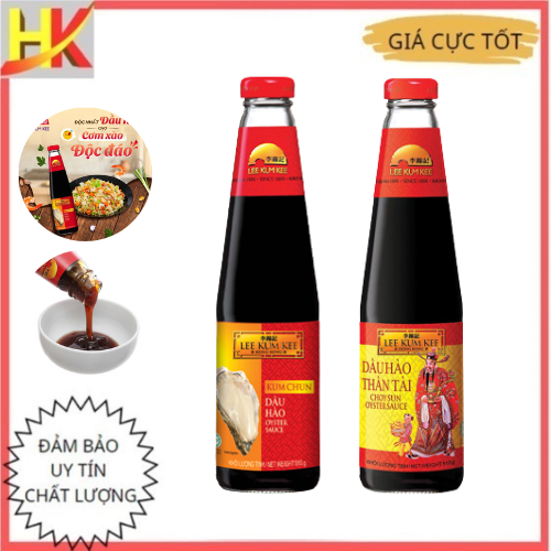 Dầu Hào Lee Kum Kee, Dầu Hào Thần Tài Chai 510G Nhập Khẩu Malaysia, Dầu Hào Dùng Làm Gia Vị Cho Các Món Chiên, Xào, Ướp