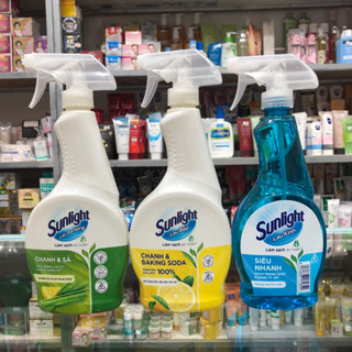 Nước lau bếp Cif chanh & baking soda chai 500ml Phiên Bản mới là Sunlight