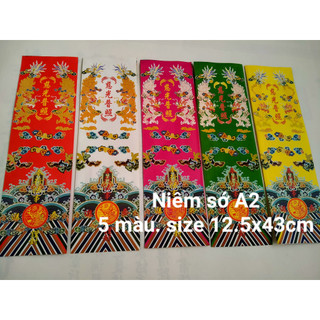 [ G70 Liêm sớ ] Niêm sớ / bì đựng sớ to A2 ( màu hồng)