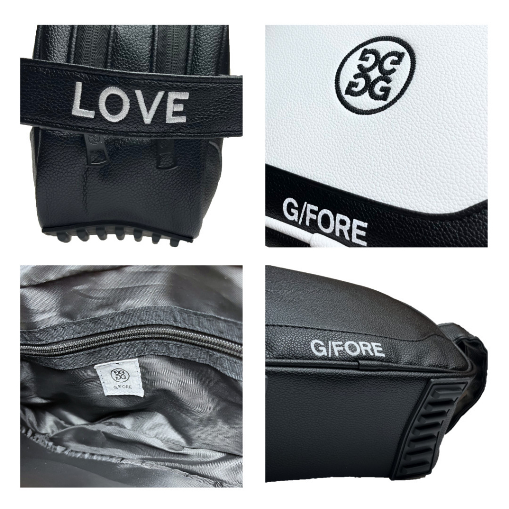 Túi Golf Cầm Tay Da Pu Thêu Chữ Thời Trang - Pouch Bag