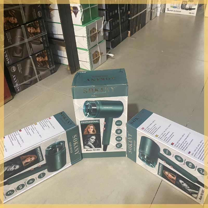 Máy Sấy Tóc Chuyên Dụng SOKANY 003 - Tùy Chỉnh Mức Gió Hai Chế Độ