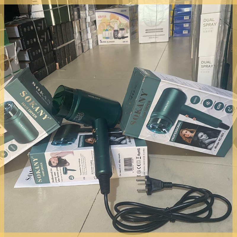 Máy Sấy Tóc Chuyên Dụng SOKANY 003 - Tùy Chỉnh Mức Gió Hai Chế Độ