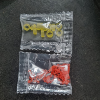 Combo Kẹp + 2 túi chun buộc mồi câu cá