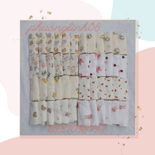Khăn xô sữa 4 lớp cho bé, hàng cao cấp xô muslin